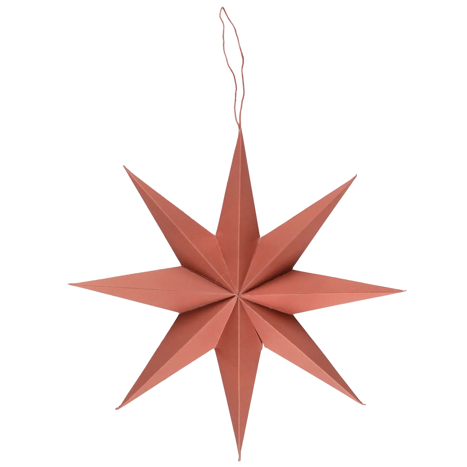 Pappersstjärna 8-uddig 30cm tegelröd - Julpynt - 6410416274287 - 0