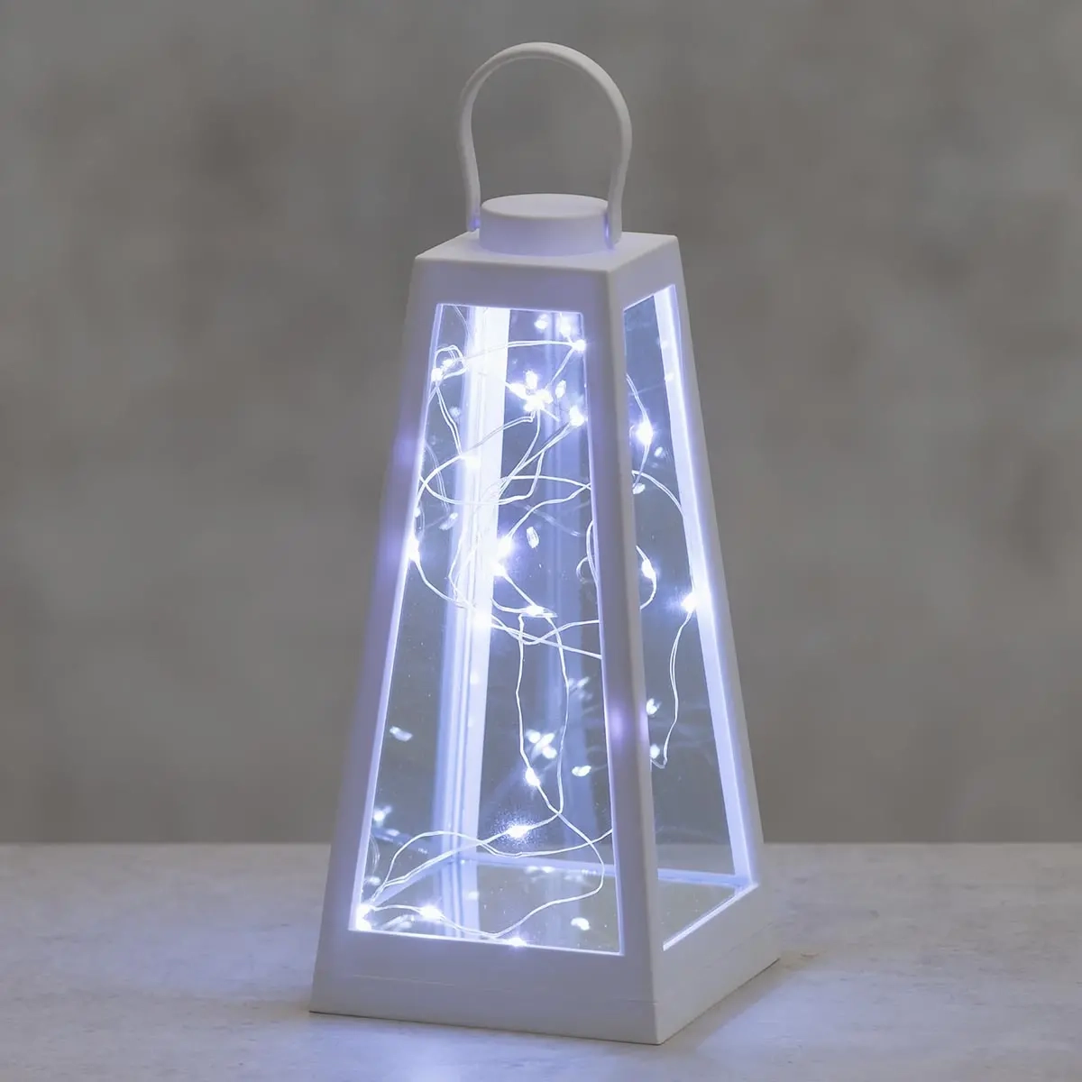 LED-lanterne Cabin 20 LED hvid - LED lanterner - 6410416374413 - 1