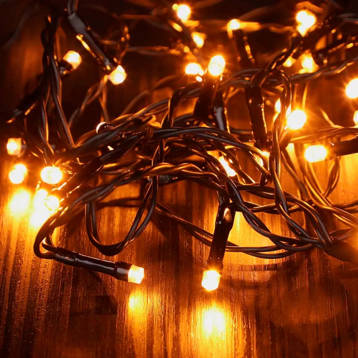 Lyskæde 80 led Amber 8m - Lyssæt og lysbånd - 6410416388175 - 0