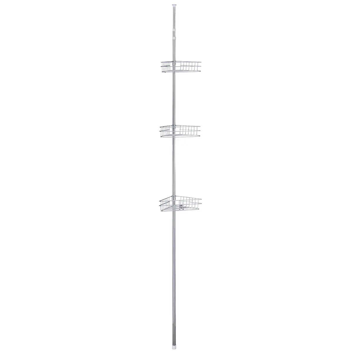 DUSCHHYLLA 135-290cm 3-HYLLOR KROM - Övriga badrumsmöbler - 6416096035903 - 1