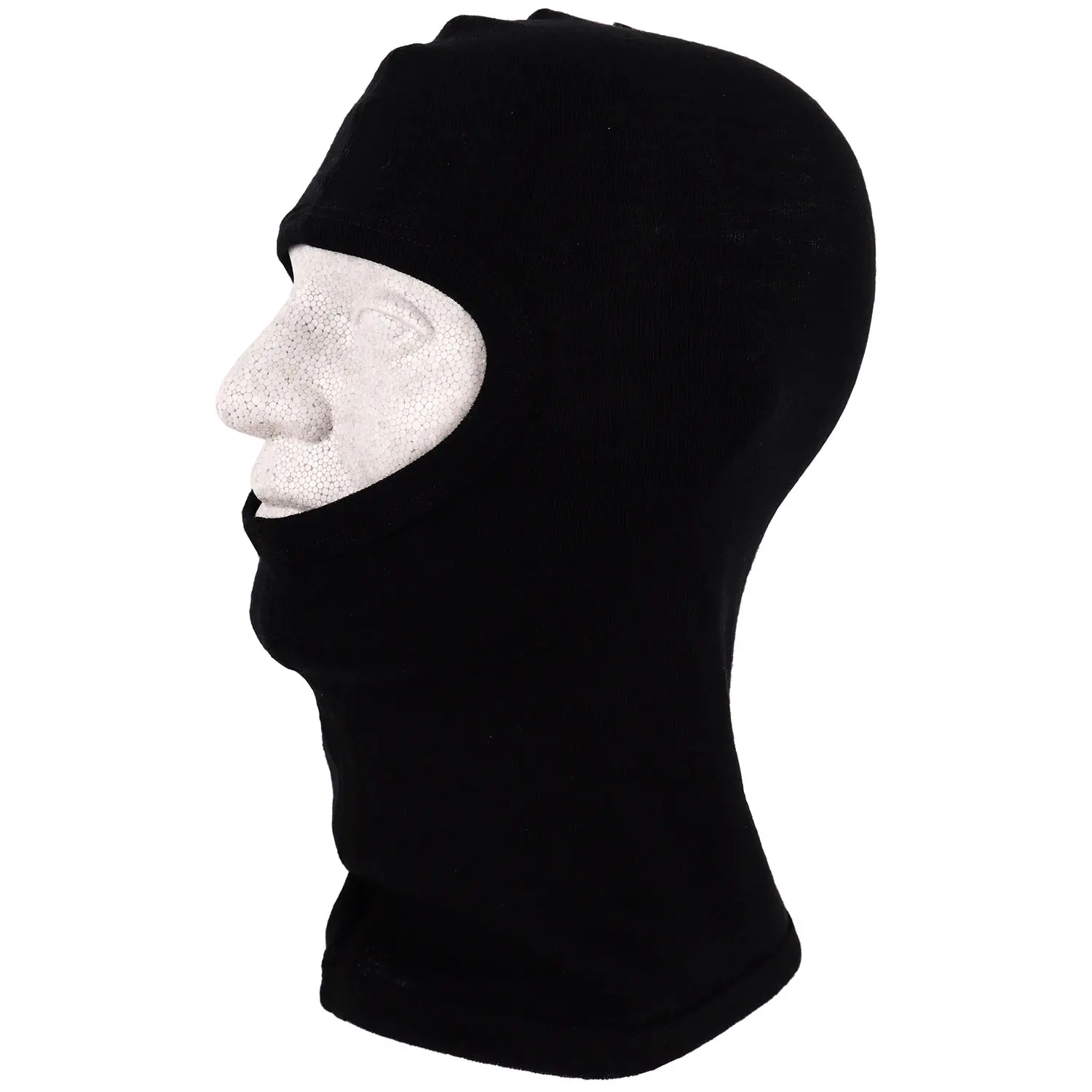 Hjälmluva 100% merinoull One size svart Retki - Huvudbonader - 6418536024621 - 1