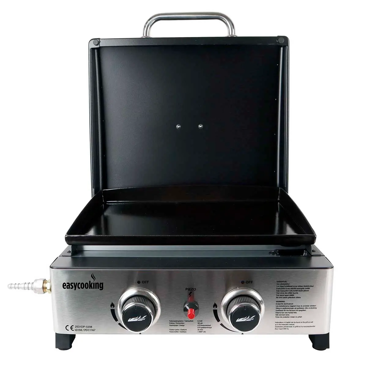 Gasolgrill Easy Cooking Plancha 2 Brännare - Gasolgrillar - 6418536032954 - 5
