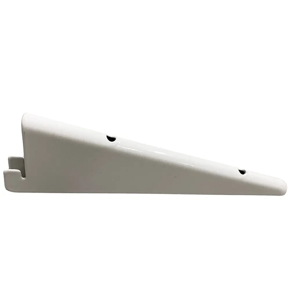 U-beslag 17 cm hvid - Hyldeskinner, hyldestøtter og rør - 6438168116952 - 0