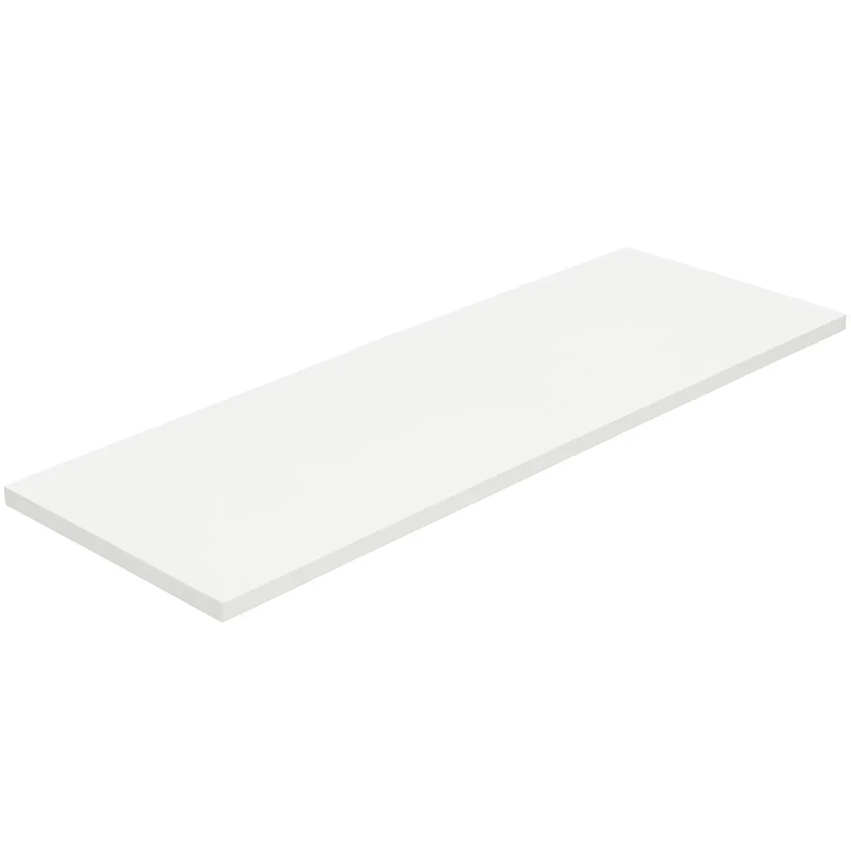 Hyldeplade 1200 x 400 x 15mm hvid - Hyldeskinner, hyldestøtter og rør - 6438168117096 - 0