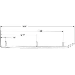 Ohjausrauta pari 4" Sno-X Ripper -  - 6438235113839 - 0