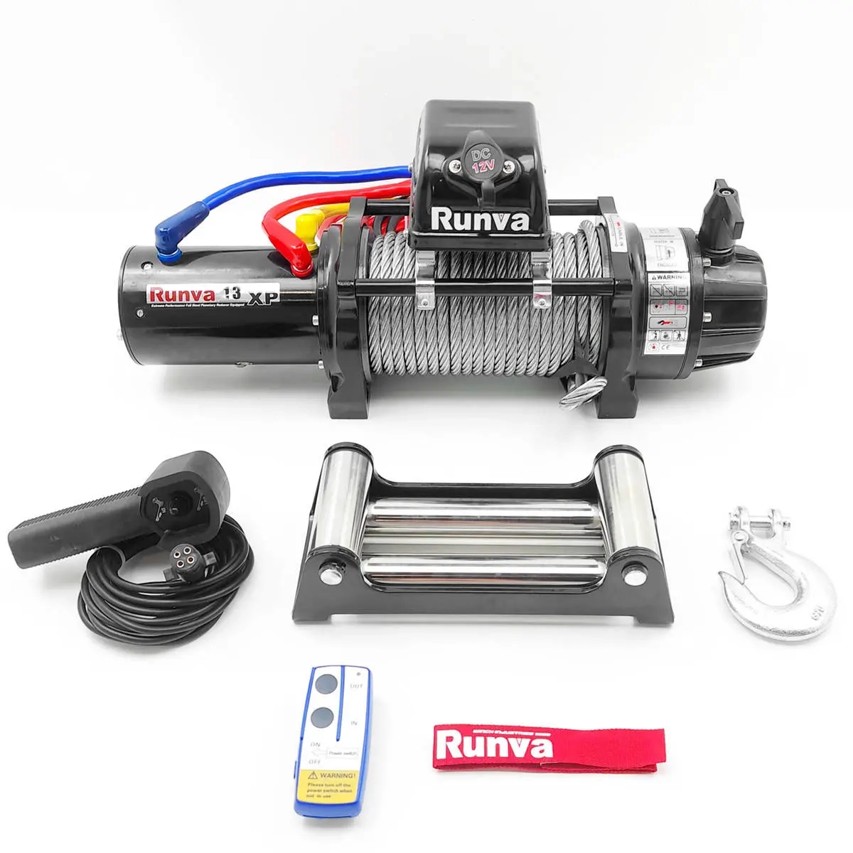 Vinsj Runva 13XP 5900 kg med kabel. - Bilspil - 6438471002874 - 1
