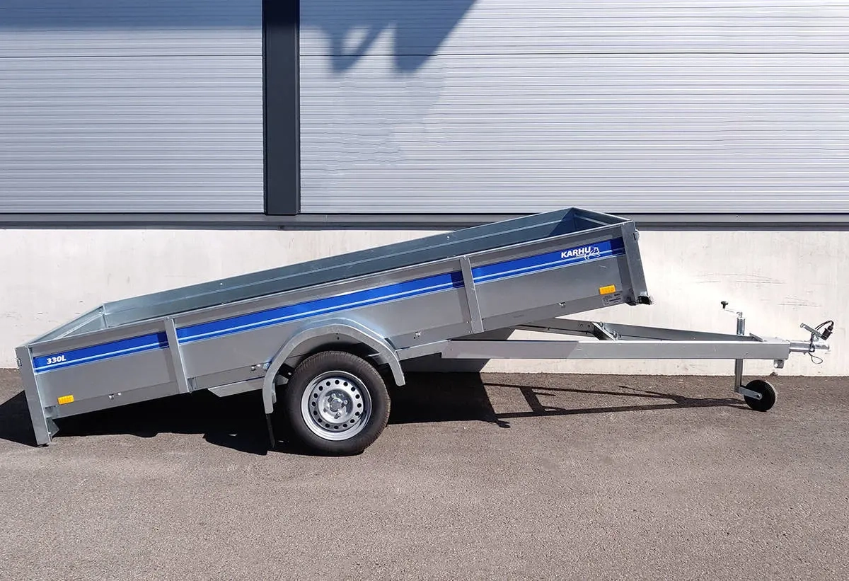 Släpvagn Karhu L 300cm tippflak - Släpvagnar - 6438471024296 - 1