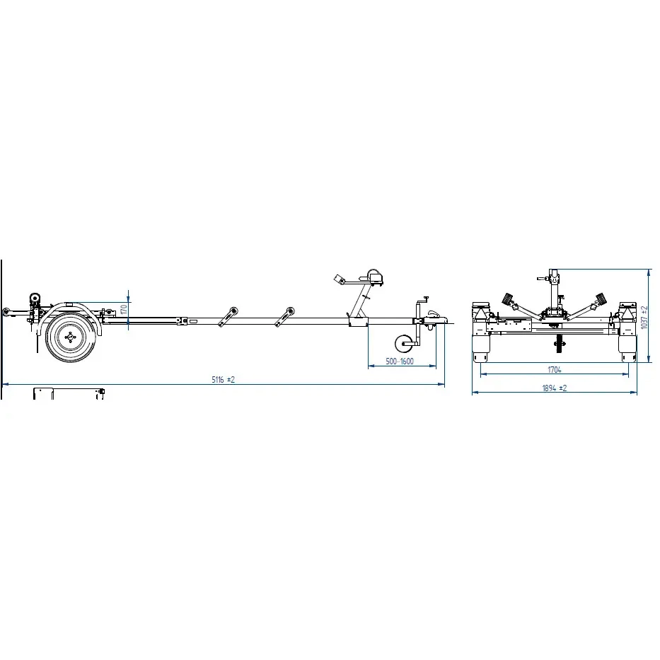 Båttrailer Björn Marlin M - Båtsläp och jettrailer - 6438471024517 - 4