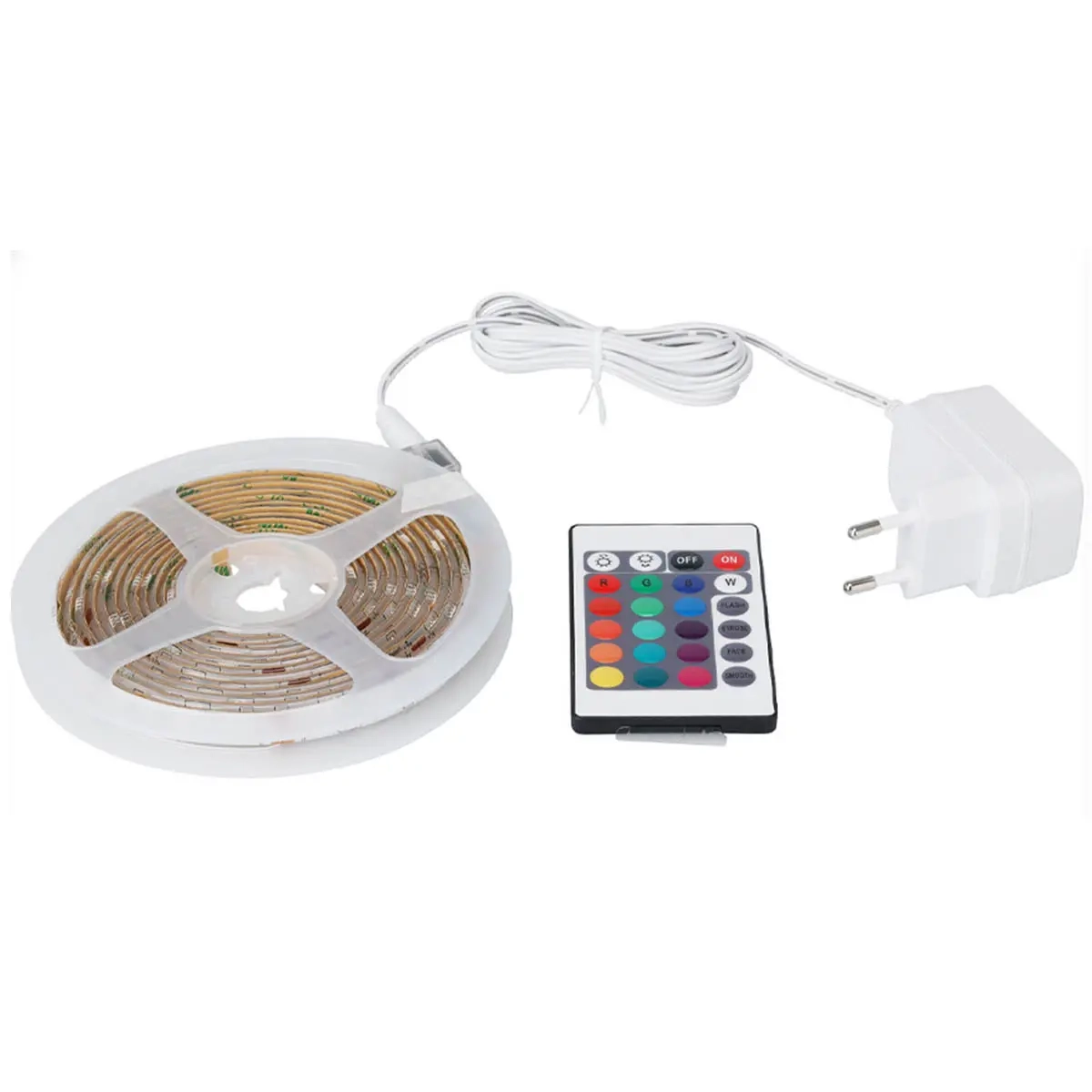 LED-remsa RGB 5m 150 LED Färgmix - LED-strip och LED-list - 8721037687157 - 2