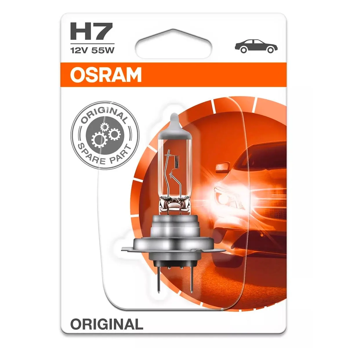 Osram H7 pære 55W 12V 12972 - LED-lys og LED-sæt - 4062172395014 - 0