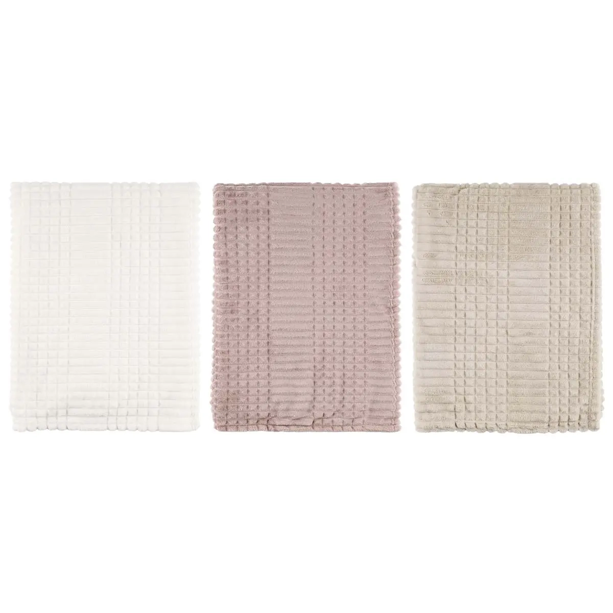 Pläd Randig 130x170cm grå - Plädar och filtar - 6410413339781 - 3