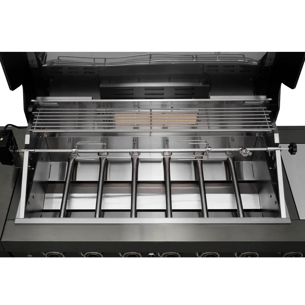 Gasolgrill och utekök Mustang Black Diamond 6+2 - Gasolgrillar - 6410416257143 - 6