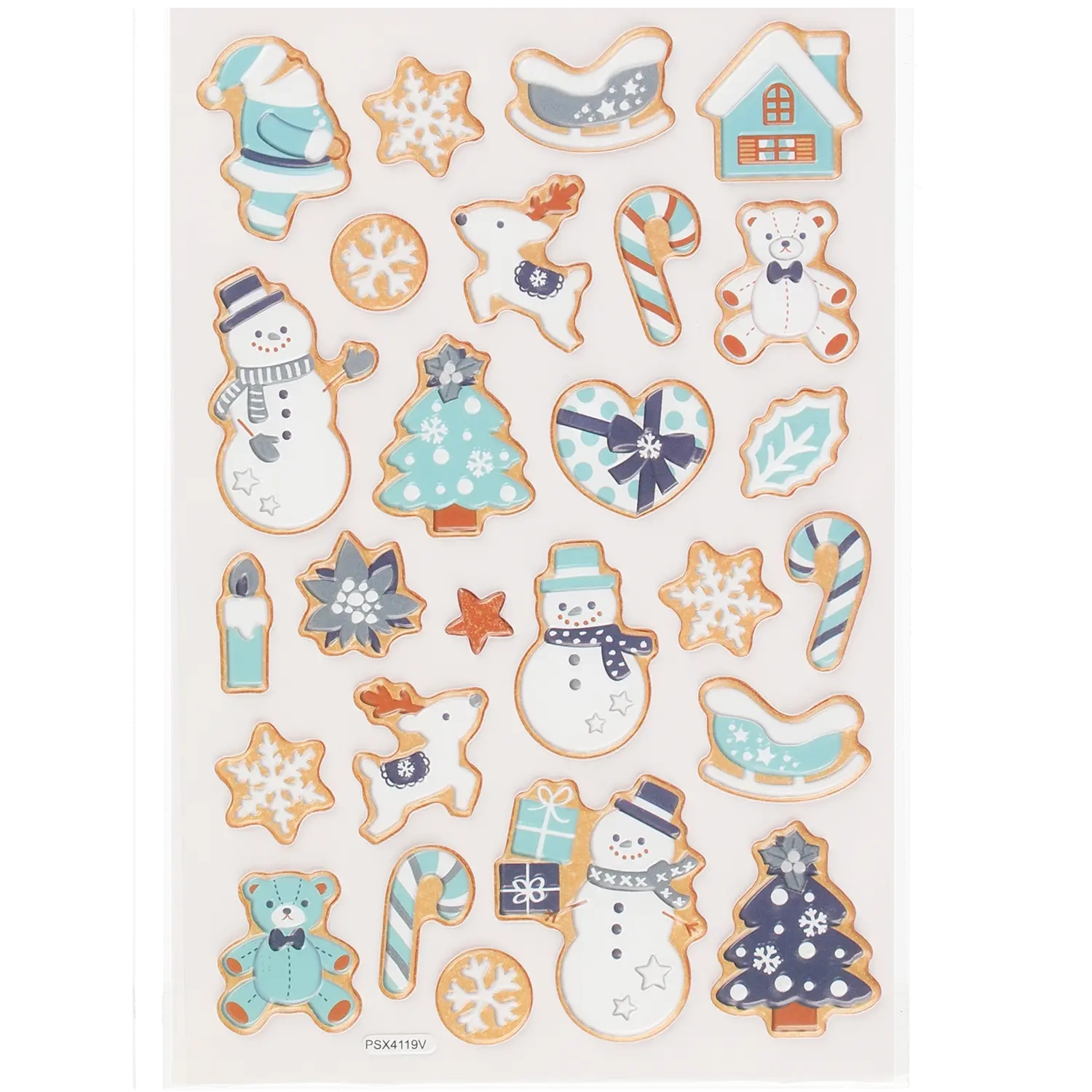 Mærkat Xmas Cuddly-sortiment - Emballage - 6410416278438 - 1