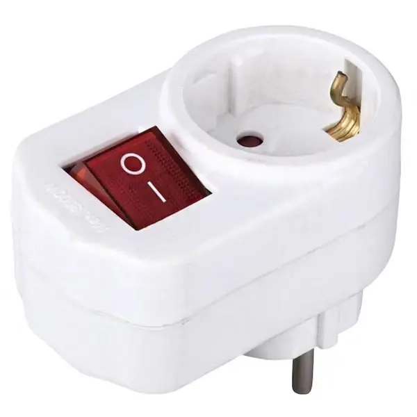 Strømfordeler og Schuko VK-kontakt 1-ud IP20 - Stik og elektriske adaptere - 6413821773000 - 0