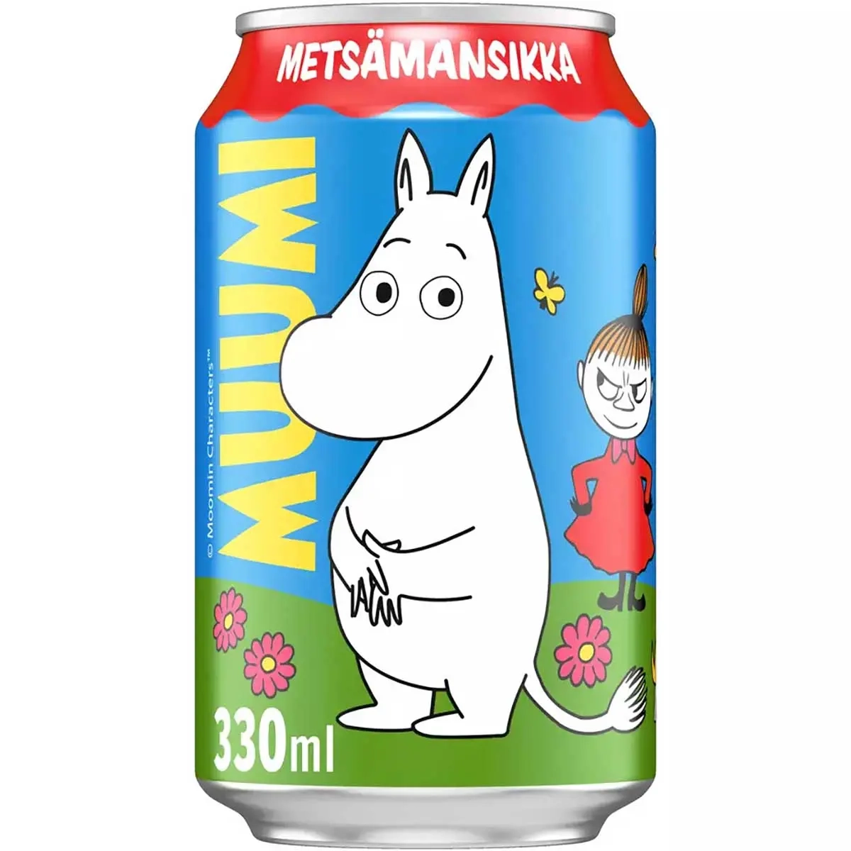 Mumin Läsk Skogssmultron 0,33L - Läsk och kolsyrade drycker - 6415600591744 - 0