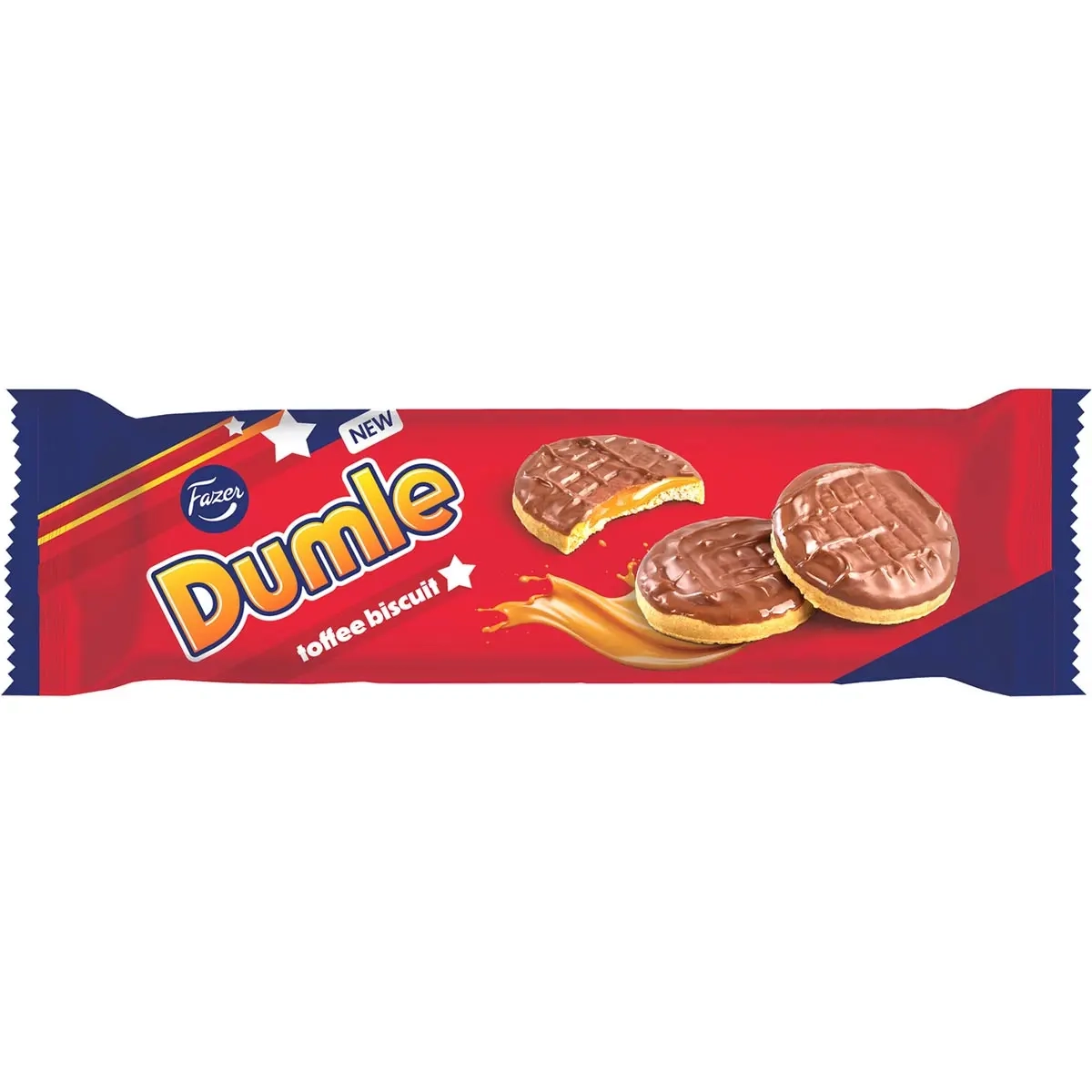 Fazer Dumle toffee småkager 136g - Kiks - 6416453076921 - 0