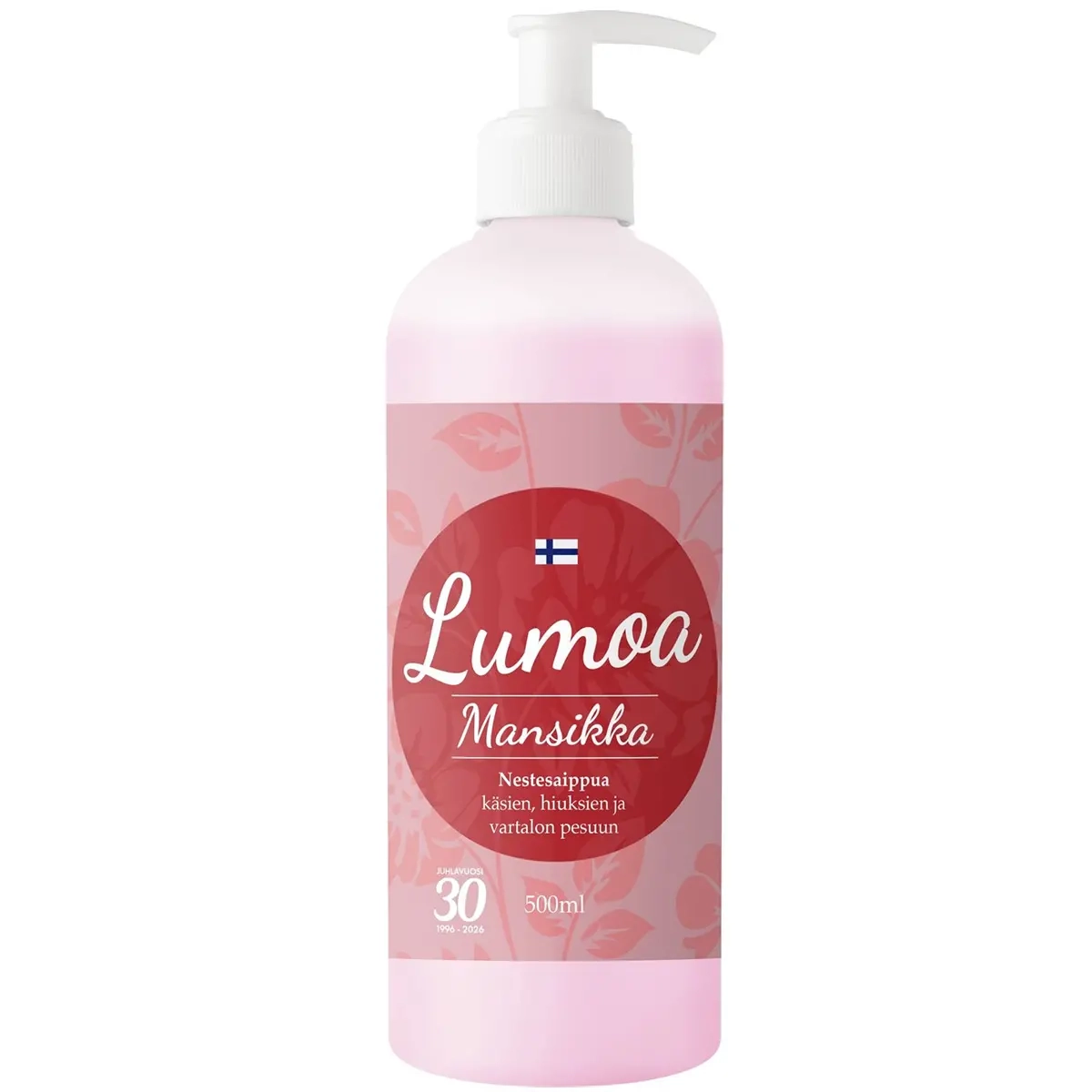 Lumoa Flydende Sæbe Jordbær 500ml - Håndsæber - 6419642360900 - 0