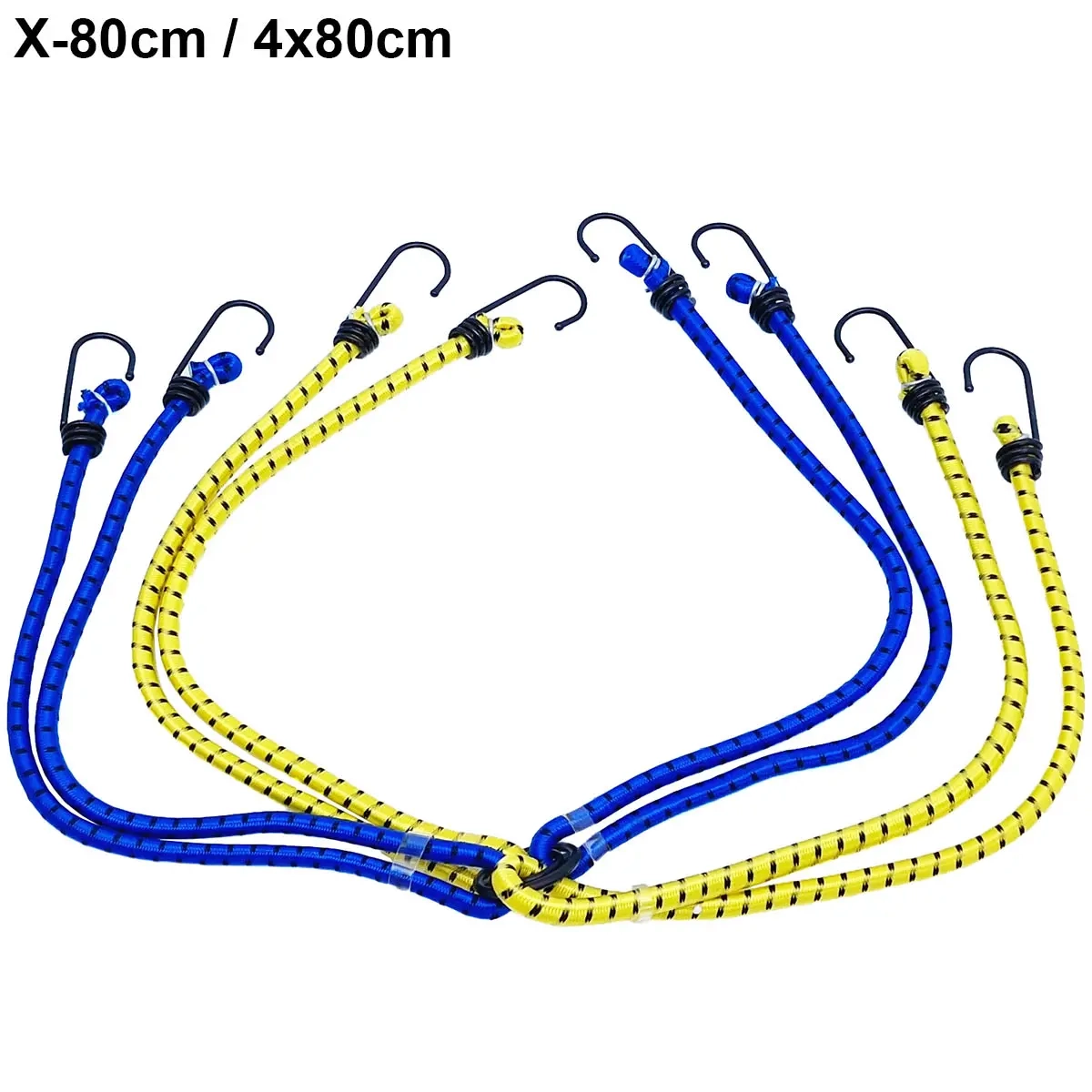 Blæksprutte X-Rope 8mm 80cm 4stk - Tilkørselsrampe og fodgængerrampe - 6430013064821 - 0