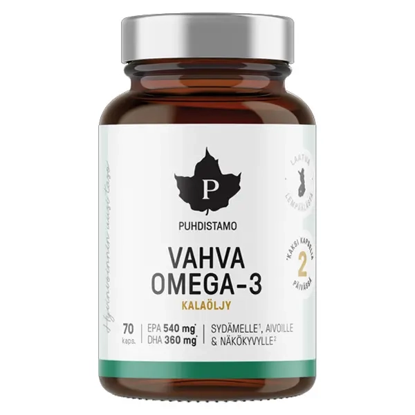 Stark Omega-3 70 kapslar Pureness - Vitaminer och pulver - 6430028420056 - 0