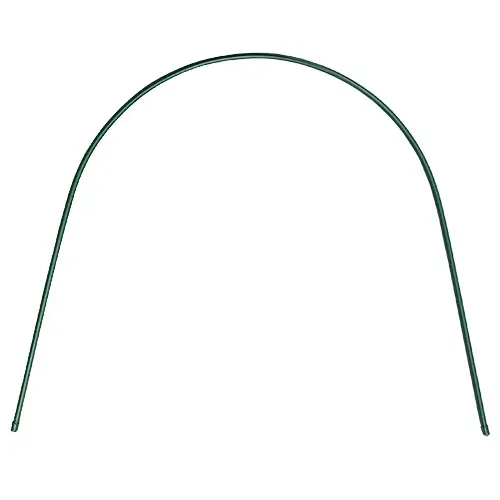 Lægkantens bue 8mm 75x55cm grøn - Drivhuse og vækstkasser - 6430040627396 - 1