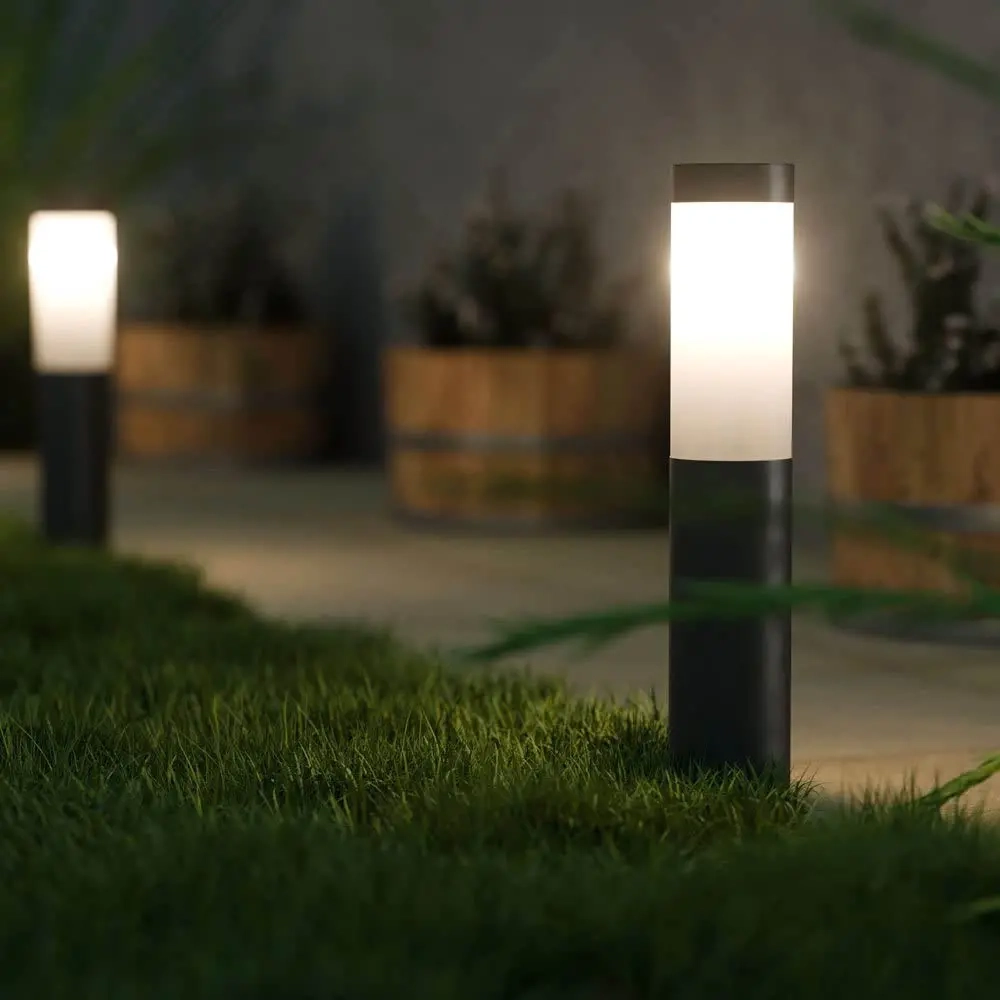 Utebelysning Kväll 6 delar 6x2W - Lyktstolpar och spotlights - 6438140870360 - 0