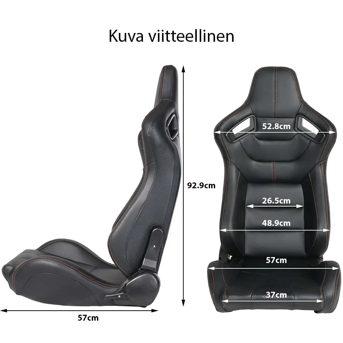 Koppsits justerbar Speedmore' Nitro - Automåtter, solfilm og universaltilbehør - 6438471017762 - 6