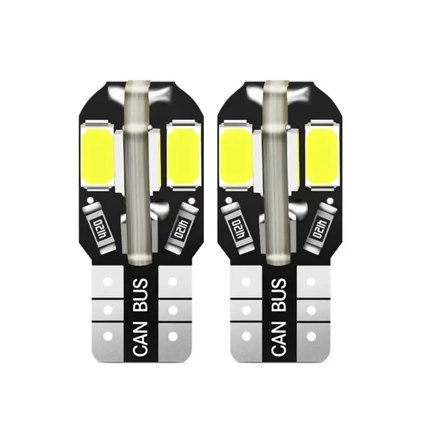 LED pære 12V 2W T10 CAN-BUS 2stk - LED-lys og LED-sæt - 6438471287219 - 0