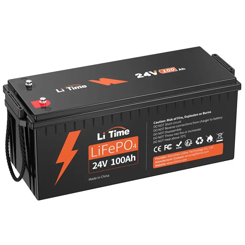 Batteri LifePo4 100Ah Basic 24V LiTime -  - 6438471352016 - 0