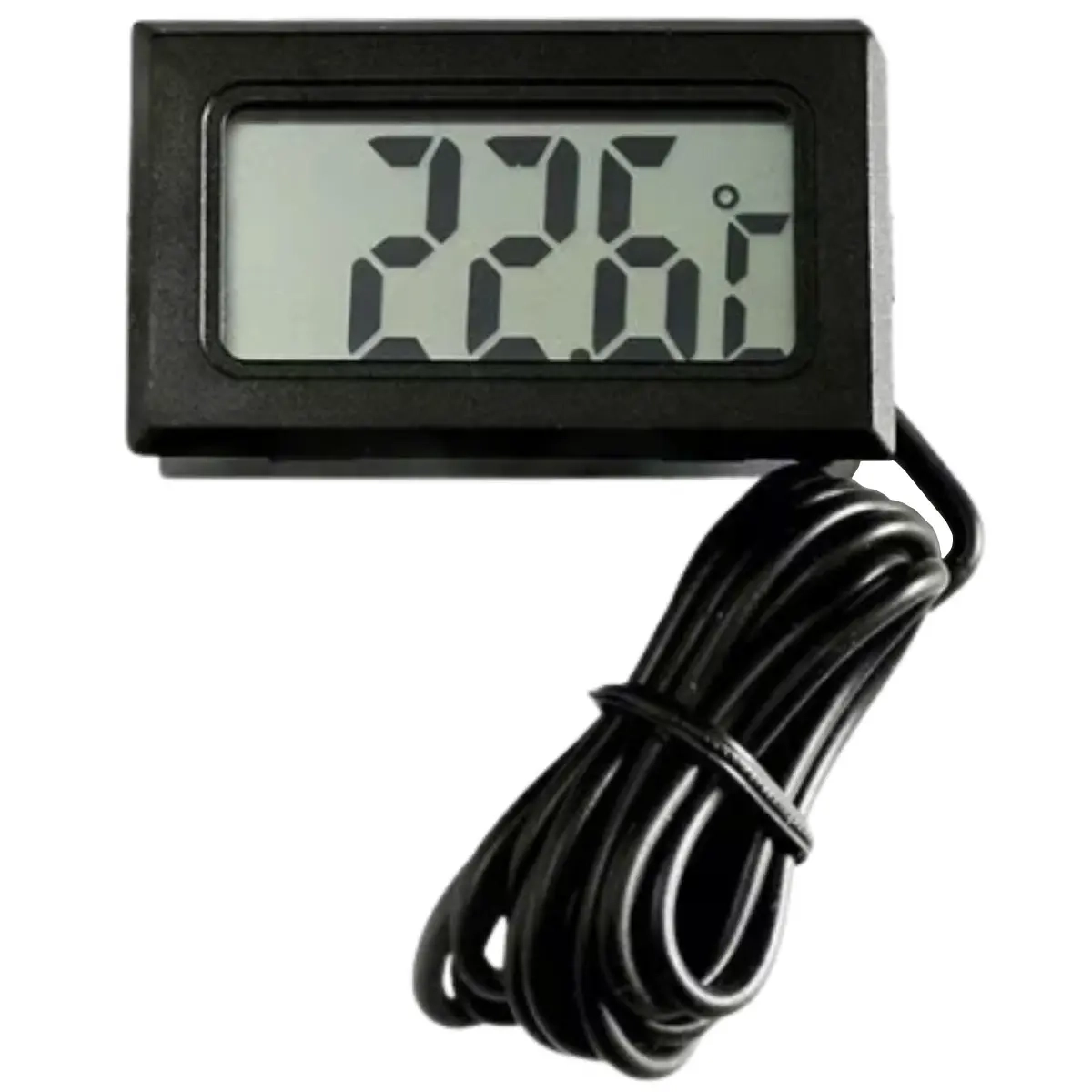 Digital termometer LCD svart - Kylskåp och vitvaror - 6438471353600 - 0