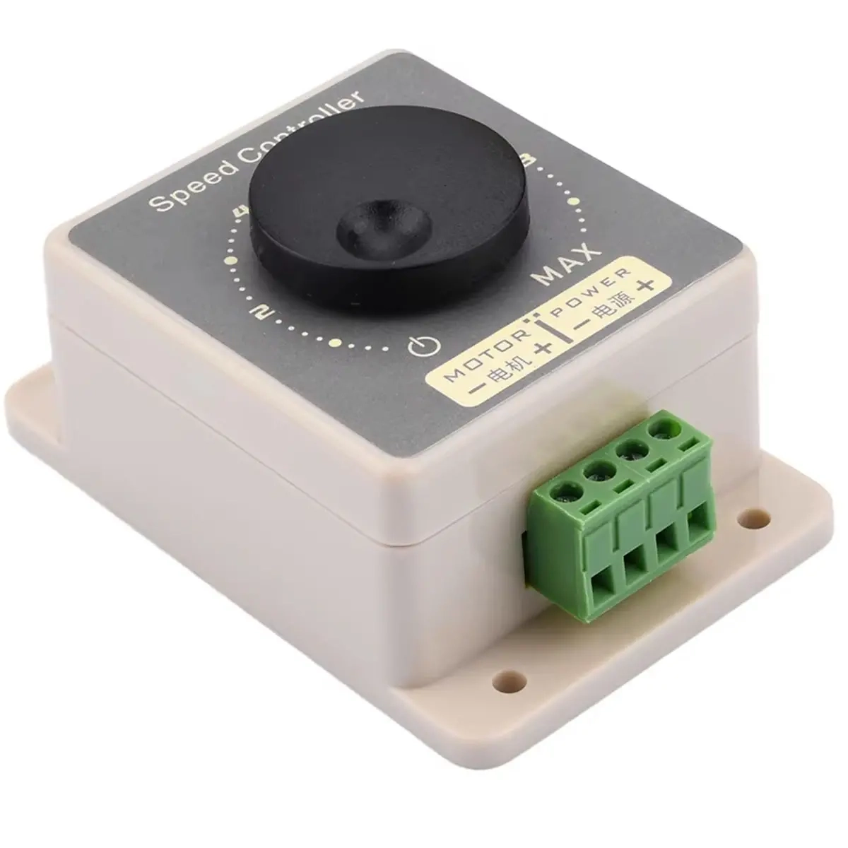 Motorhastighedsregulator DC 10V-60V 10A - Bilmålere og tilbehør - 6438471355123 - 0