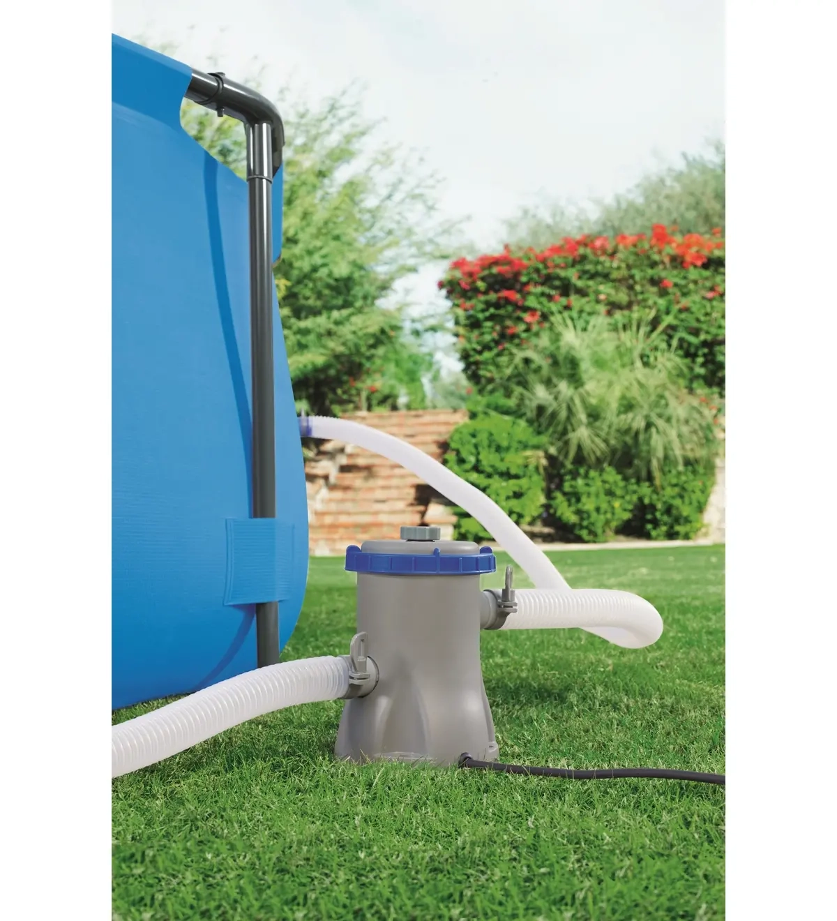 Udendørs pool Steel Pro 400x211cm Bestway - Svømmehaller og pooltilbehør - 6941607328071 - 3