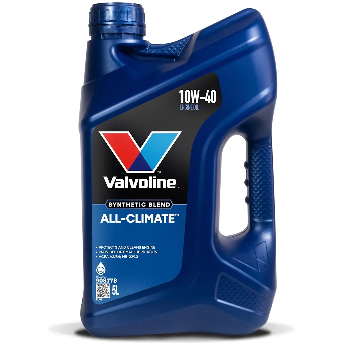 Valvoline All Climate 10W-40 5L. - Motorolier til biler - 8710941018423 - 0