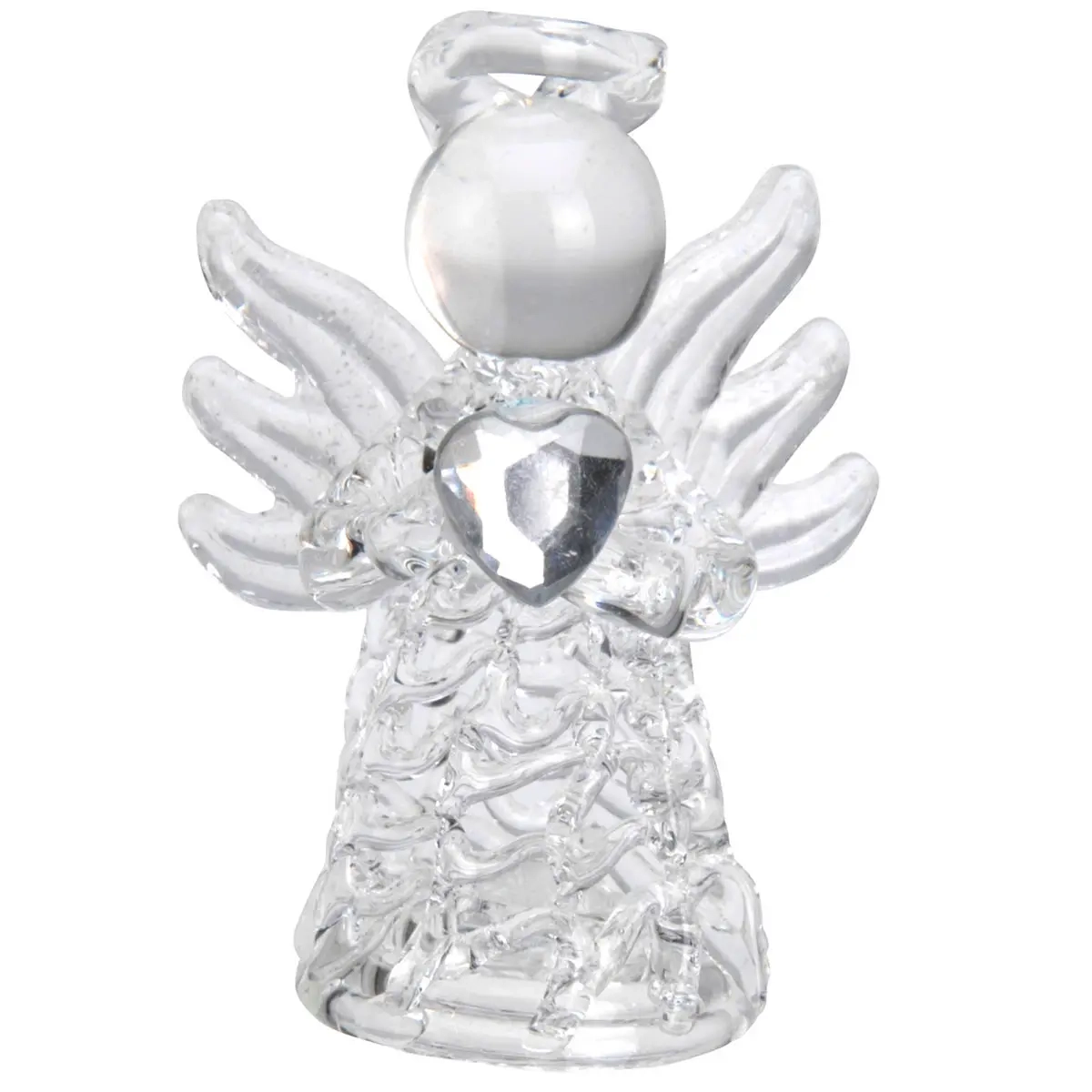Glasengel pynt 4,5 cm assorteret - julepynt - 8711295479366 - 0