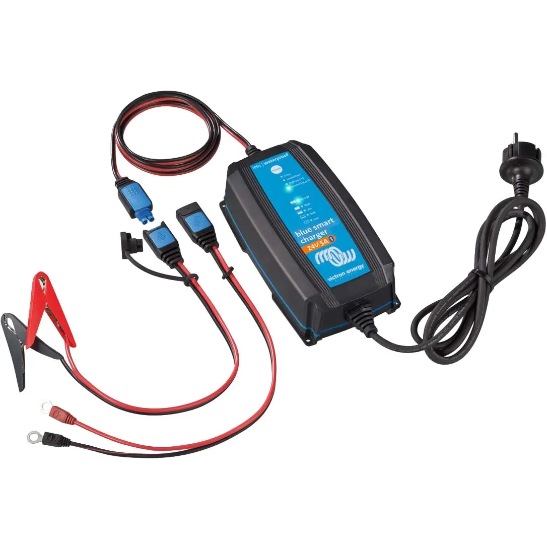Victron Batterioplader 24V 5A Blue Smart - Laderegulatorer til solpaneler - 8719076018063 - 0