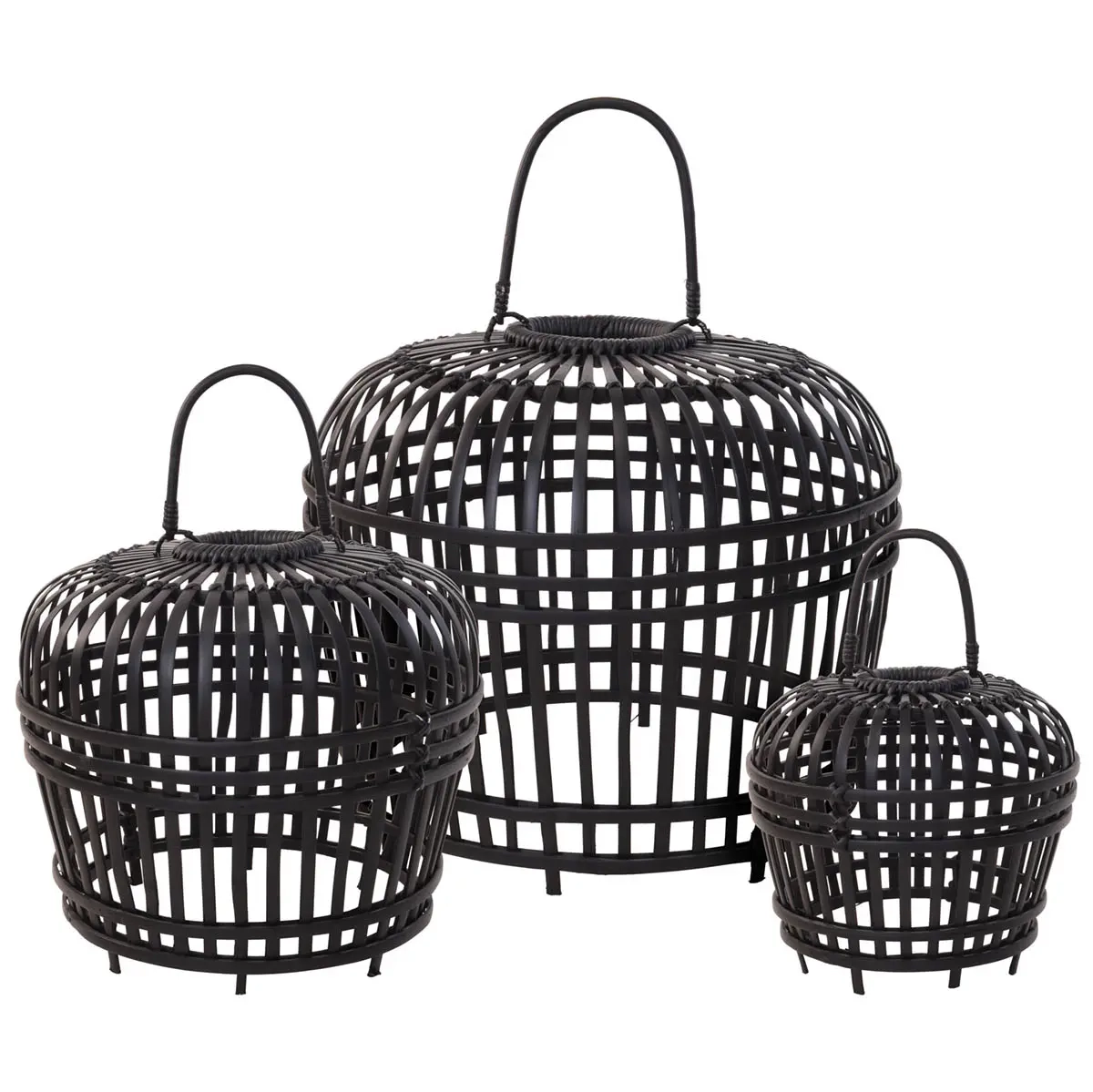 Lampskärm Savannah liten 35x30cm svart - Taklampor och takkronor - 8719987335426b - 0