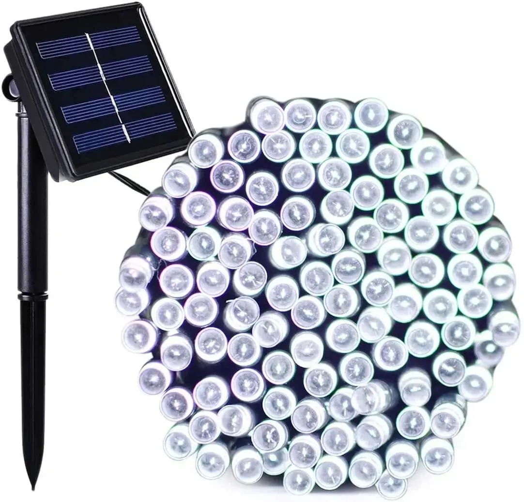 Solcellekæde 50 LED 5m - Solcellebelysning - 8720573805209 - 0