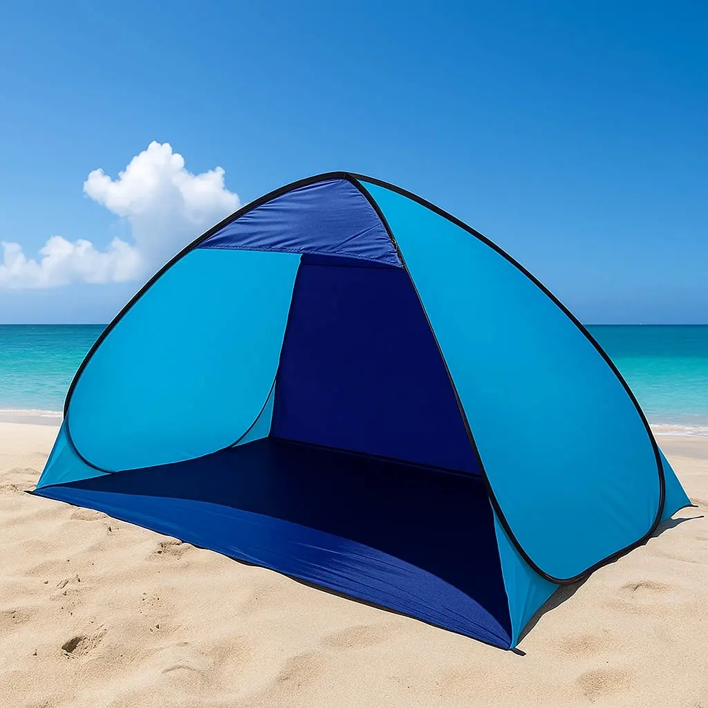 Pop up strandtelt 200x125x100cm. - Camping - 8721037357296 - 2