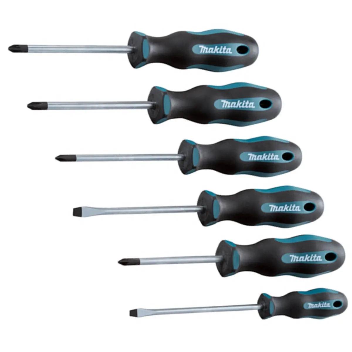 Makita Skruetrækkersæt 6 dele - Skruetrækkere - 088381579865 - 0