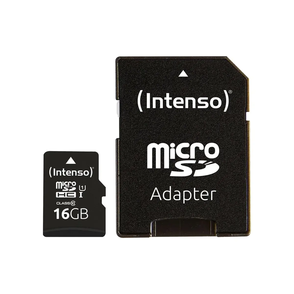 Minneskort 16GB MicroSDHC Intenso klass 10 - Minneskort och minneskortläsare - 4034303031580 - 0