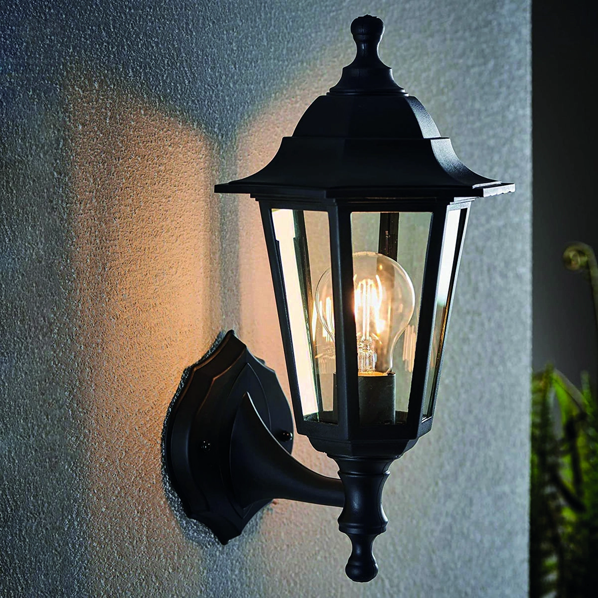 Lyktlampa Manor svart bottenmontage - Fasadlampor och altanlampor - 6430028860647 - 0
