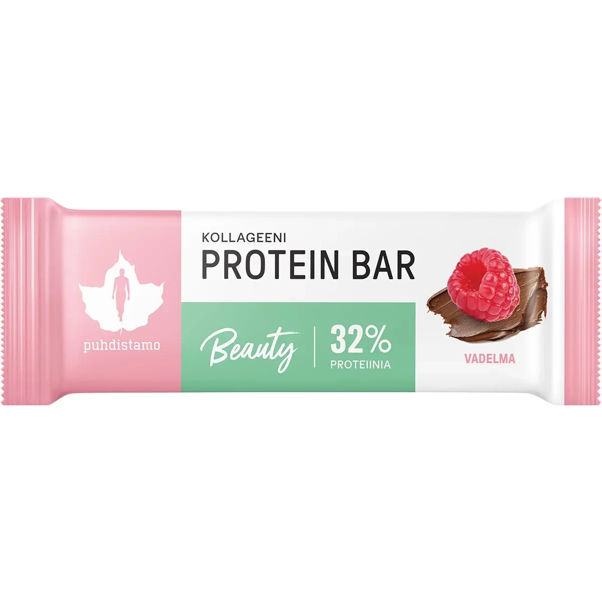 Pureness Kollagen Beauty Bar 30 g Hallon - Choklad-, lakrits- och proteinbars - 6430039222588 - 0