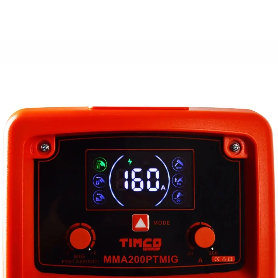Kombinerad svetsmaskin Timco MMA200PTMIG - Migsvetsar - 6438014343112 - 1