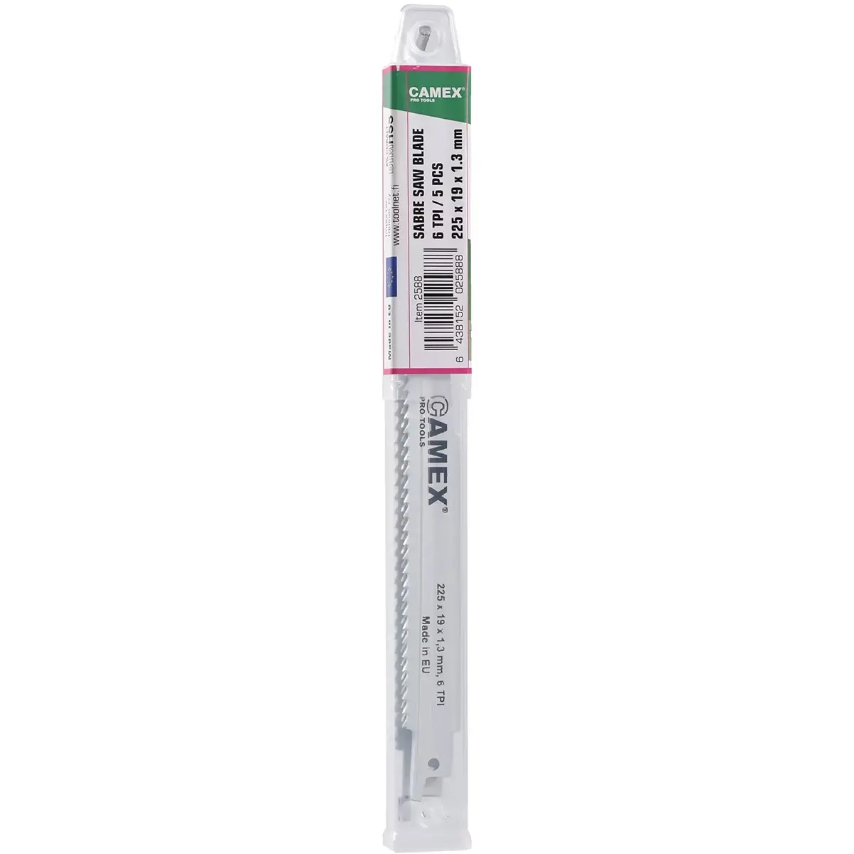 Knivsågsblad 225x19x1,3mm 6TPI BiCo 5 - Sticksågblad - 6438152025888 - 1