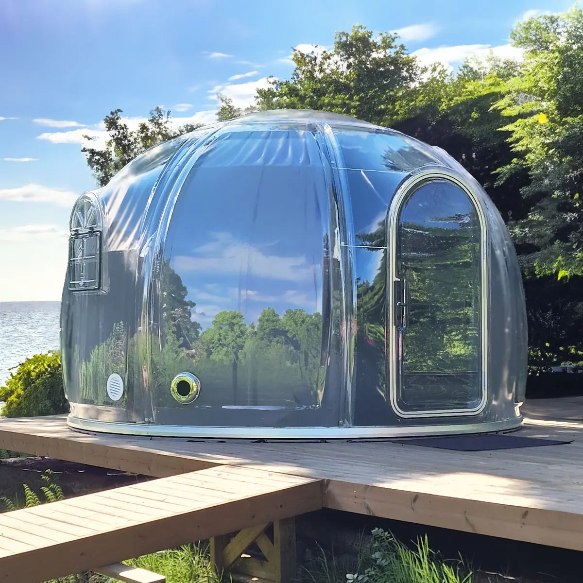 Boble drivhus telt Florida 10m² - Haveskur og terrassetag - 6438471020427 - 4