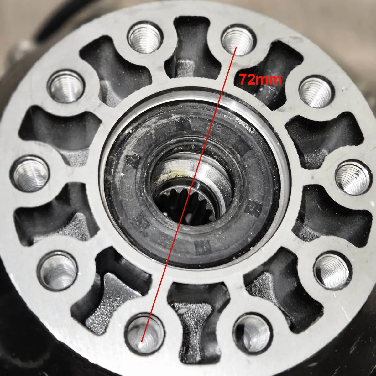 Senior scooter motor 60V 1000W -> Senior scooter motor 60V 1000W - Reservedele til el-scooter - 6438471335545 - 4