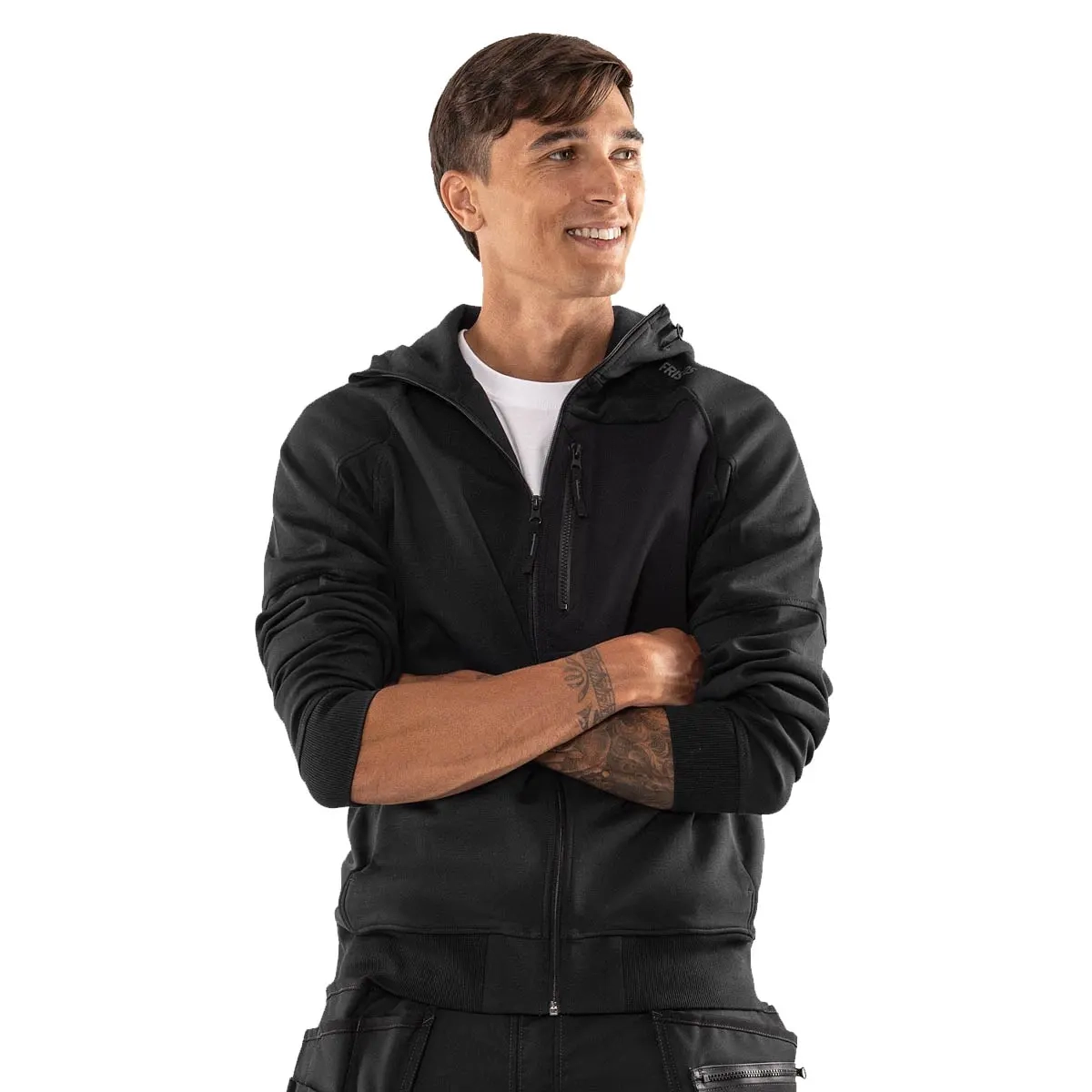 Hoodie med dragkedja Fristads 7831 GKI XL - Arbetsjackor och arbetströjor - 7322304159592 - 1