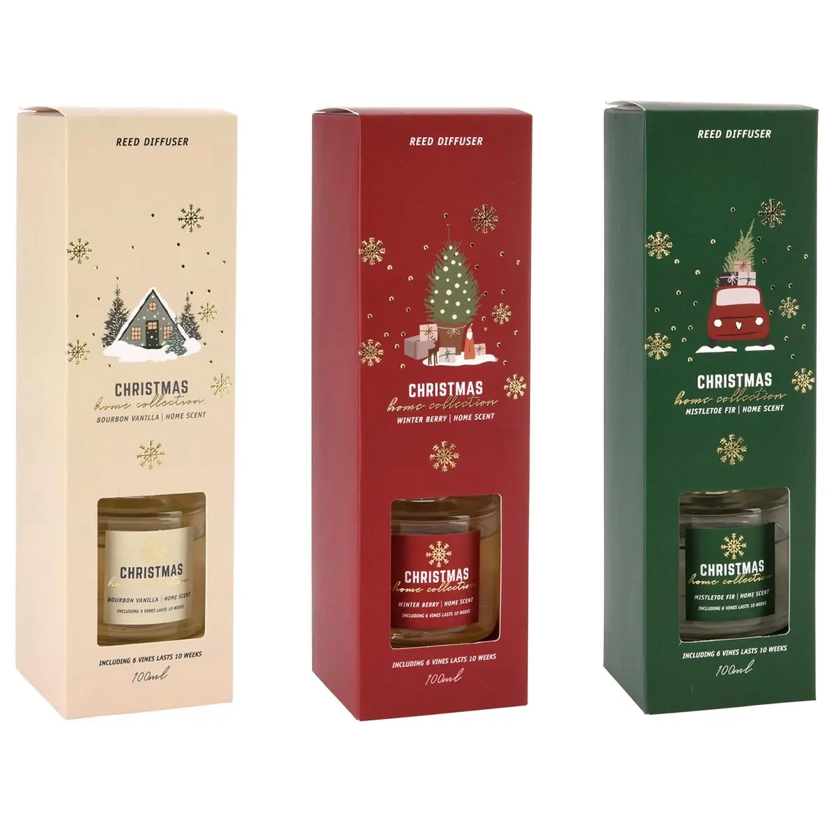 Rumsdoft Christmas 100ml sortiment - Rumsdofter - 8720573710770 - 1
