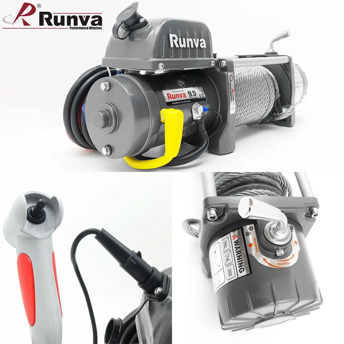 Vinsch Runva 4309kg med 9500lbs vajer - Bil vinschar - 48776565618 - 2