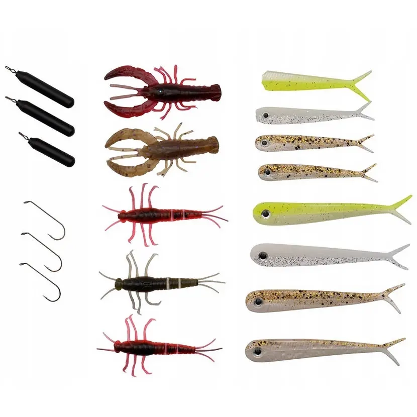 Savage Gear Aborre Dropshot jig sæt 22 dele - Jigs - 5706301576286 - 1