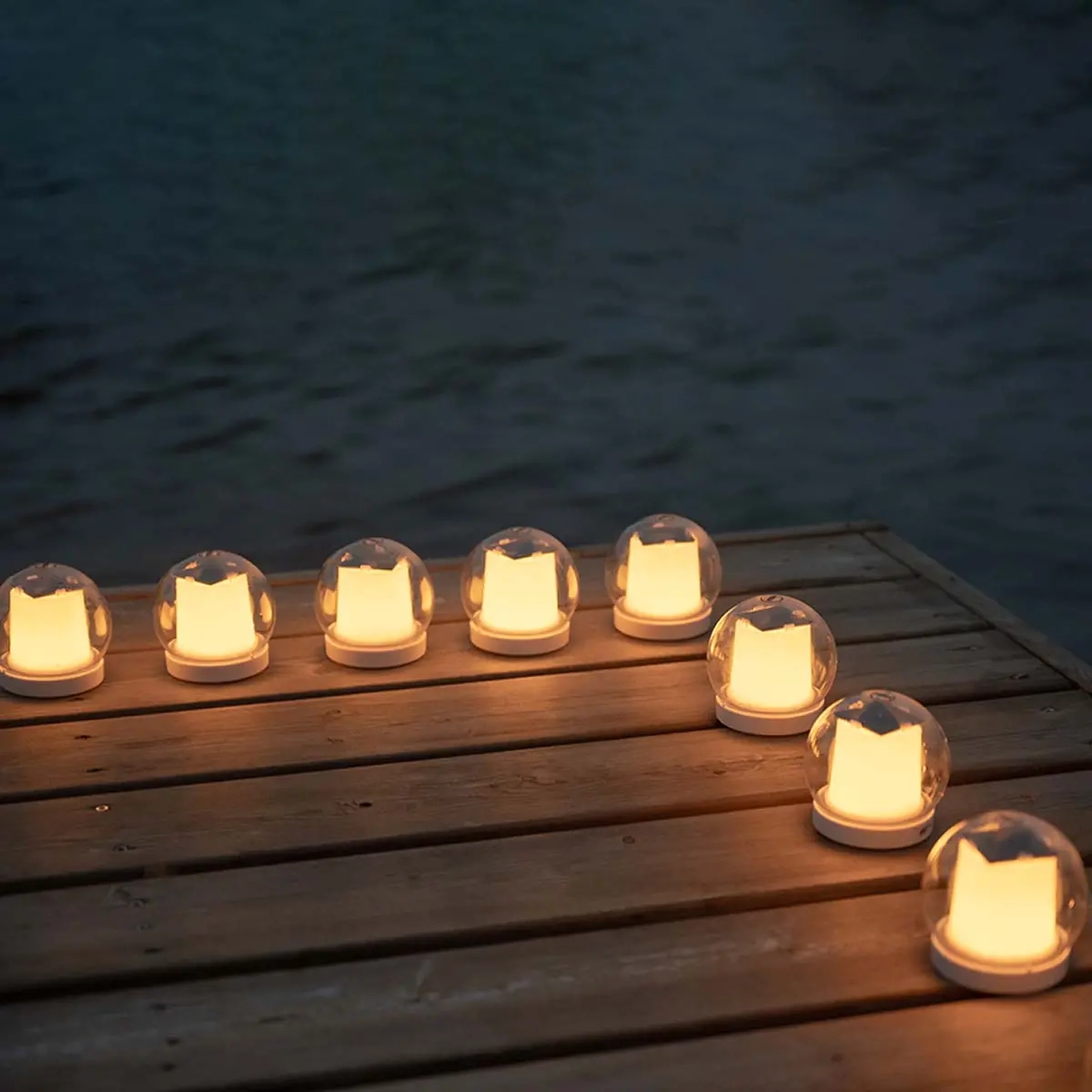 Flydende solcelle lampe Venedig - Solcellebelysning - 6410416388632 - 3